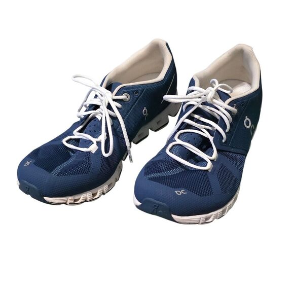 On Cloud Blue And White Running Shoes W8 - Picture 7 of 8